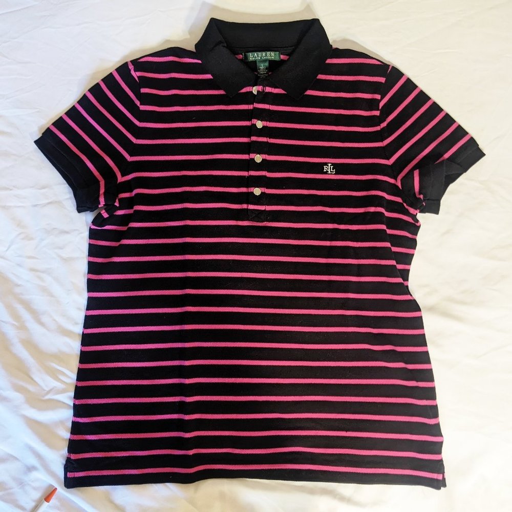 New LAUREN BY RALPH LAUREN Polo Shirt - Large